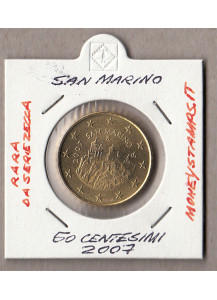 2007 - San Marino 50 centesimi fdc da Divisionale di Zecca
